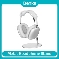 Benks L40 Metal Desktop Headphone Stand for AirPods Max Beats BOSE B&amp;O B&amp;W SONY HIFIMAN Bluetooth Headset Bracket Hook Storage Display Bracket Stylish Simplicity