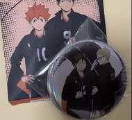 【出/換影山日向】月島山口雙人badge 又一城pop up香港限定 排球少年 令面閃徽章