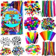 GoodyKing Arts and Crafts Supplies for Kids - 1170Pcs+ Craft Art Supply Kit for Toddlers Kids Craft 