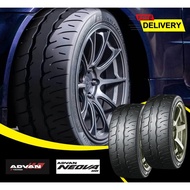 (Made in Japan) New Yokohama ADVAN Neova AD09 195/55/15 ,215/45/17, 235/40/18 ~Semi Slick Performance Tyres racing