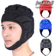 EDANAD Rugby Helmet, Soft Shell Anti-collision Football Helmet, Safety Bump Head Support Protector F
