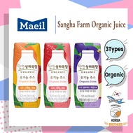 Maeil / Sangha Farm Organic Juice 125ml x4Pack , 24Pack / Orange , blueberry , Strawberry / Korea