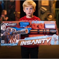 X-Shot Insanity Motorized Rage Fire by ZURU 72 Darts, Air Pocket Technology Darts,