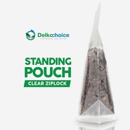 STANDING POUCH CLEAR ZIPLOCK 16 X 24 Plastic Clip Food Bag Packaging