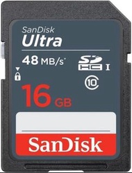 Sandisk 16GB/32GB SD Class 10 SDHC Flash 48MB/s Memory Card (SDSDUNB)