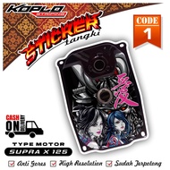 Supra X 125 Tank Sticker. Supra X 125 Motorcycle Tank Sticker Variation KPL.01