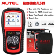 Autel AutoLink AL519 OBD2 เครื่องสแกนเนอร์obd2อ่านลบโค๊ดobd2 scanner โหมดขั้นสูง6เครื่องสแกนรถobd2เค