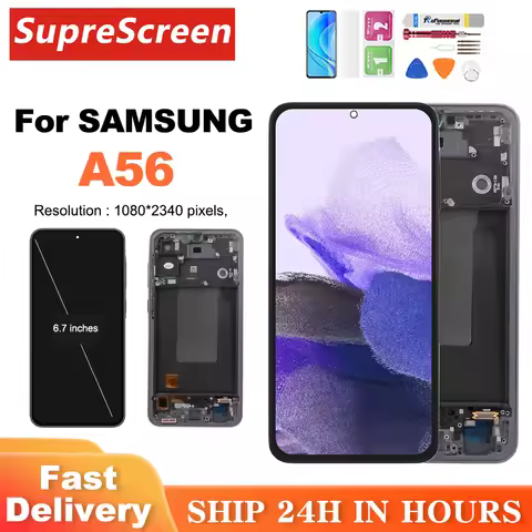 OLED For Samsung Galaxy A56 5G SM-A566V SM-A566B SM-A566E LCD Display Touch Screen Digitizer For Sam
