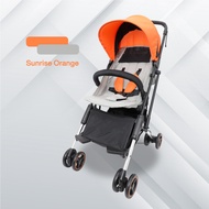 GLOWY Flying Tiger Stroller  เหมาะสำหรับเด็กแรกเกิด - 36 เดือน (0-15 kg) รถเข็นเด็กพับขึ้นเครื่องได้