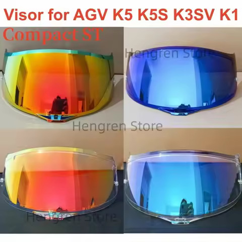 Visor for AGV k5 k5S K5-S K3SV K3-SV K1 K1S Compact ST Motorcycle Helmet Lens Accessories Windproof 