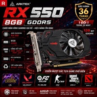 ARKTEK RX550 8GB GDDR5 128Bit VGA Gaming RX 550 Video Card Play LOL Valorant CS2