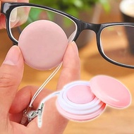 Mini Macaron Shape Eyeglasses Wipes Eyewear Cleaner Pendant Cleaning Lap Pembersih Cermin Mata 眼镜擦
