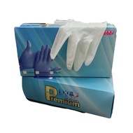 Latex And nitrile premium gloves 100