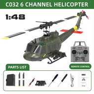 RC ERA RC Helicopter C032 1:48 Huey Helicopter UH-1 6-axis Gyro 6CH 3D Brushless Aircraft