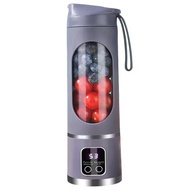 Portable Juicer Blender 12 Blades Tumbler USB Rechargeable Juicer Blender Digital Display Mini Juice