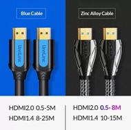 Terbaru Unnlink Bbh 4K 60Hz Hdmi V2.0 Cae 18Gbps Awg28 Hdr2.0 Hdcp2.2