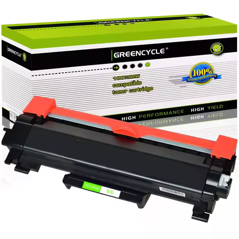 Greencycle TN760 TN730 Toner Cartridge Compatible for Brother TN-760 TN-730 with CHIP Use with DCP-L