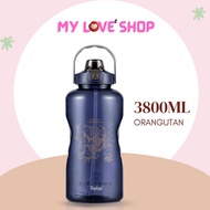 Relax 3800ml Grande Trintan  Water Bottle With Straw
