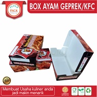 Contents 100M Black Paper Lunch Box Fried Chicken Dkriuk Geprek Chicken Ivori Premium Laminated
