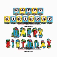 Tayo Happy Birthday Banner / Tayo Happy Birthday Flag Banner