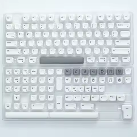 138 Keys KOA PBT Keycaps For Apple ISO MAC Style Japanese Korean Dye-Sub Keycap For Cherry Mx Switch