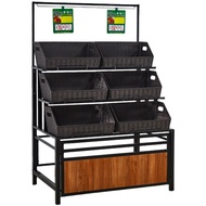 Vegetable Shelf Fruit Shop Supermarket Commercial Display Shelf Shelf Convenience Store Multi-Layer 