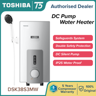 TOSHIBA DC Inverter Pump Water Heater DSK38S3MW  Mandi Shower Pemanas Air 热水器 / ELCB / SafetyGuard P