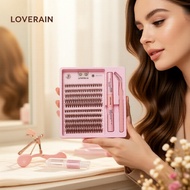 Self-Lash Extension Set with Mixed Cluster Lash Pack Set Sambungan Bulu Mata DIY dengan Pek Bulu Mat