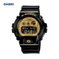 Casio DW-6900CB นาฬิกาข้อมือผู้ชายนาฬิกาสี่เหลี่ยมเล็กสีดำกันน้ำนาฬิกาสปอร์ตย้อนยุค G-SHOCK Watches 