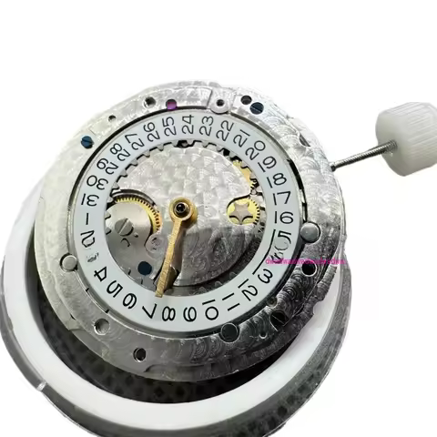 3235 automatic mechanical movement blue balance wheel SUB DJ watch movement VR3235 clean factory for