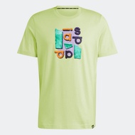adidas Lifestyle Sportswear Photo Real Two-Tone Tee Men Green IL5427