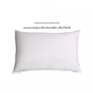 หมอนกันคอหลับแบบรักษาความชื้น 2 ชิ้น Hilton โรงแรมห้าดาว หมอนผ้าฝ้ายโพลีเอสเตอร์ ฟองน้ำยางธรรมชาติ ข