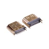 HDMI Soldering Board Male Plywood Type 19PIN HD Interface 19 Pin HDMI Connector 1.6MM Plywood