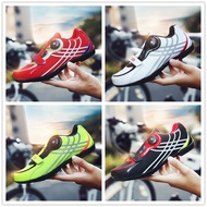 Ready Stock Large Size Cycling Shoes Cycling Shoes Breathable Sneakers Lock-Free Lace-Up Cycling Shoes Men/Women Sneakers Road-Soled Cycling Shoes Flat Shoes Outdoor Sneakers Rubber Outdoor Cycling Shoes Profession