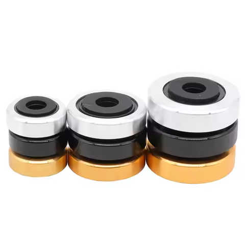 4pcs Aluminum Amplifier Feet Shock Absorber HIFI Amplifier Rubber Feet Turntable Feet Audio Speaker 