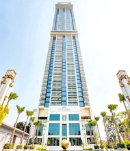 Rumah 29 m² dengan 1 bilik tidur dan 1 bilik mandi peribadi di Pantai Jomtien (Copacabana芭提雅奢华海景套房50