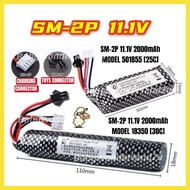 11.1V RC Rechargeable Battery Bateri Kereta Kontrol Lithium Li-ion SM-2P