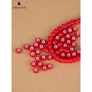 Ready stock Takahashi Goros Japan kikudijian import manual trade white core glass beads DIY Necklace