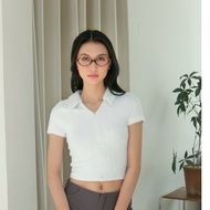 Beachclub_Crop Top fur coat (Sha Top)