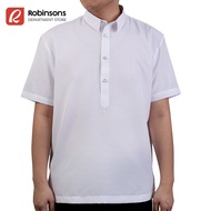 COD Executive Men's Textured Shortsleeves Office Barong (White)