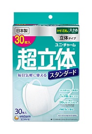 尤妮佳 超立體口罩 PM2.5對策 30片入