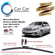 Mercedes-Benz B-Class (W246) (B200) Wiper, Wiper Blades, Car Windshield, Year 2012-2015 ( 1 pair -Si