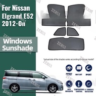 ZR For For Nissan Elgrand E52 2010-2023 Car Sun Visor Accessories Window Windshield Cover Sunshade C