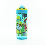 Kidztime x Paw Patrol Children Toddler BPA Free Cartoon Character Water Bottle With Drinking Straw Cap – BPA Free – FDA Approved Tritan Material Bottle – 620ML – Blue – Pink +Bottle Sling +Replacement Straws