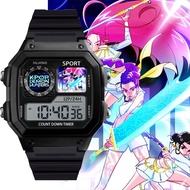 KPOP Huntrix KPOP Demon Hunters Saga Boy Group Same Style Anime Quartz Watch for Kids Middle School 