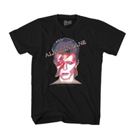 Men David Bowie Rock Band David Bowie Printed Cotton Short-Sleeved T-Shirt T-Shirt T-ShirtS-3XL