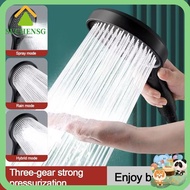 SUCHENSG Large Panel Shower Head, High Pressure 3 Modes Water-saving Sprinkler, Universal Adjustable Handheld Multi-function Shower Sprayer Bathroom Accessories