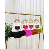 A67-SUPER CUTE HEART CV SET FOR BABYS FROM 9-35KG