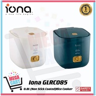 Iona 0.8L Mini Rice Cooker with Steamer (Non Stick Coated Pot) GLRC085 | GLRC 085 (1 Year Warranty)