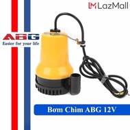 Máy Bơm nước hồ cá mini Chìm ABG 12V - Máy bơm nước gia đình siêu mạnh bơm tưới cây hút nước đáy hồ 